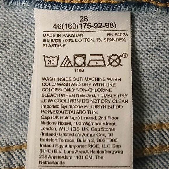 Banana Republic Jeans 28 High Rise Straight Ankle Crop Light Wash Denim - Picture 10 of 10